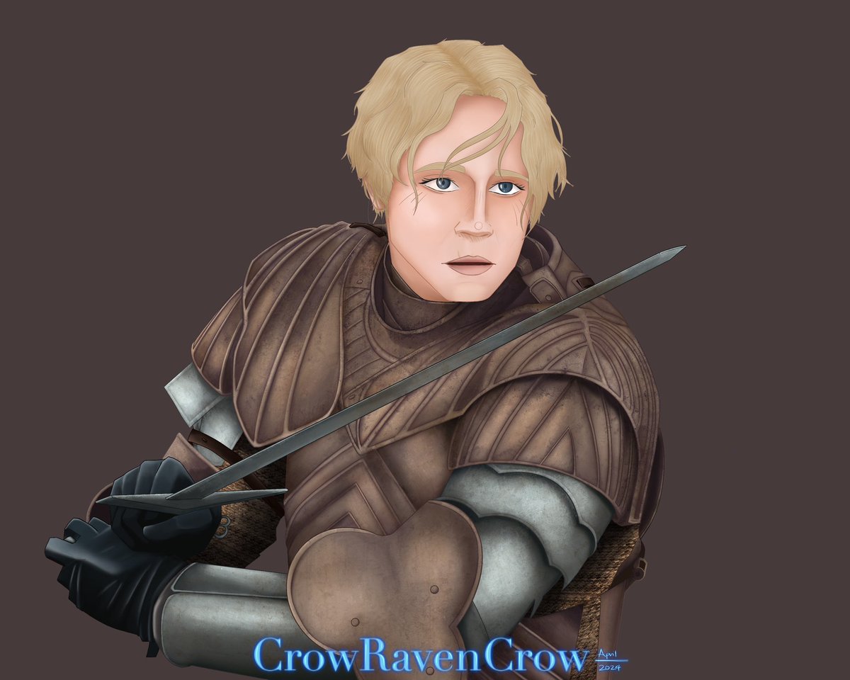 CrowRavenCrow's tweet photo. Brienne of Tarth⚔️ https://t.co/lw4CxwXxv6