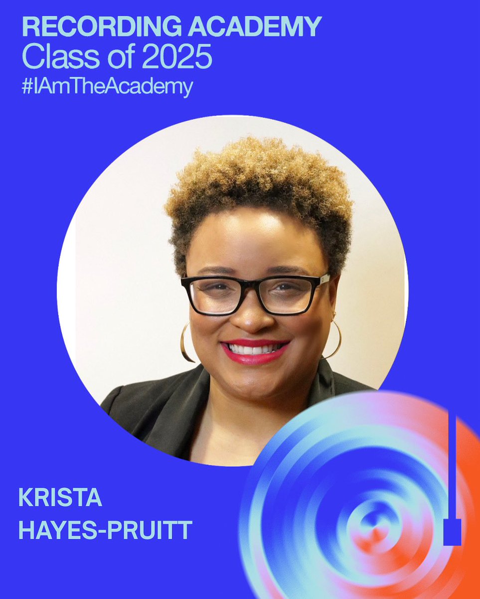 I’m honored to join the @RecordingAcademy’s 2025 New Member Class—an inspiring global community of creators and professionals who are shaping the future of music. #IAmTheAcademy