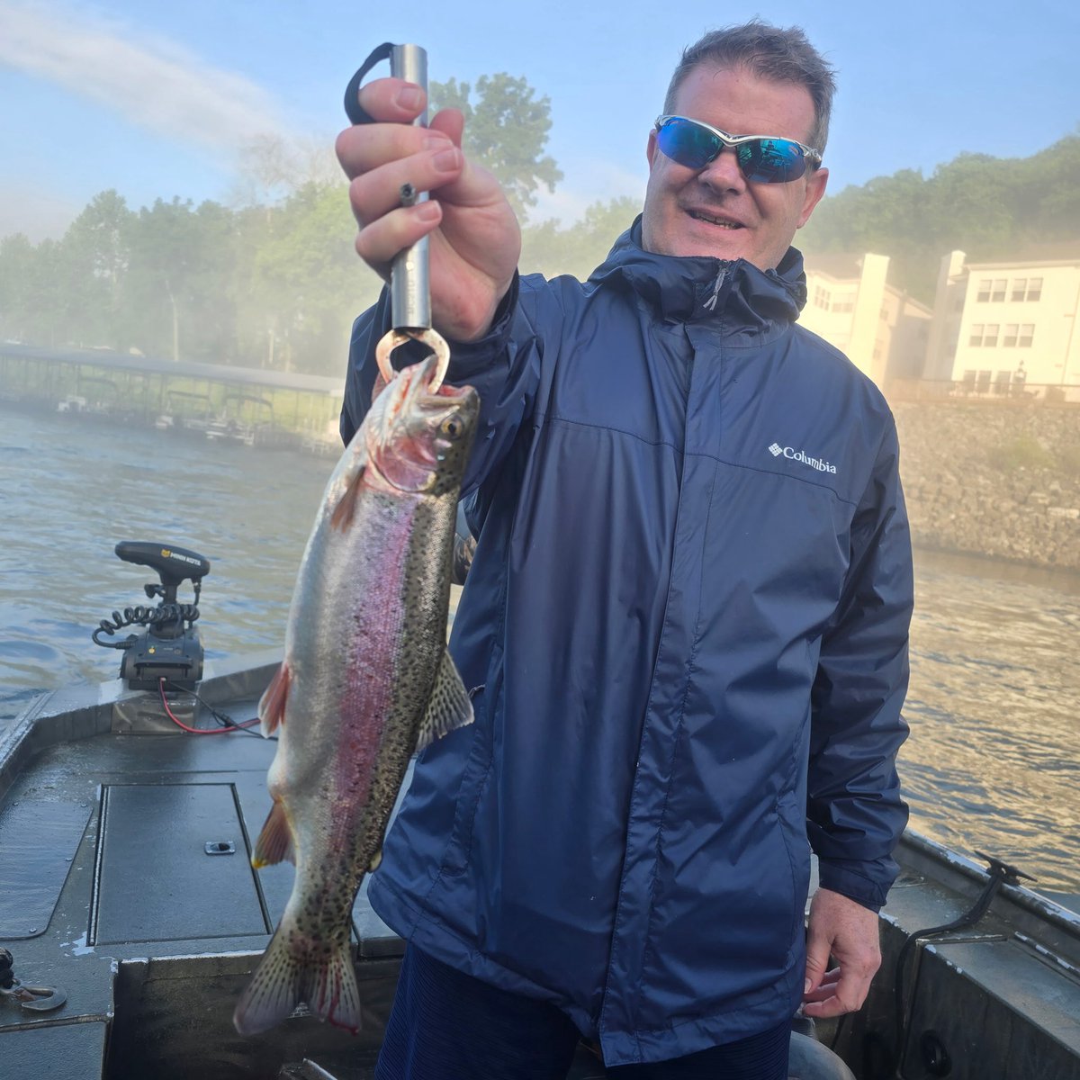 DToddWhitney's tweet photo. Trout fishing Lake Taneycomo July 2025 https://t.co/jg7NTLgDaH