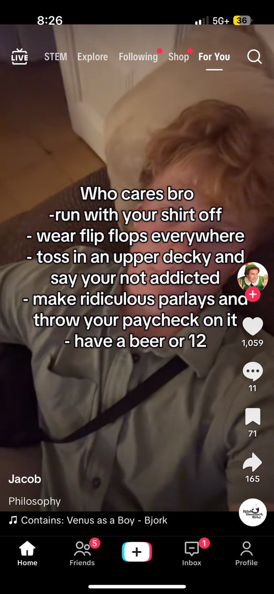 Oh shit we’re getting Buck fucking wild huh?