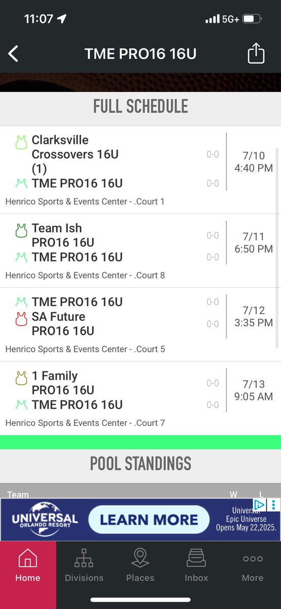 schedule for this weekend Live period in Richmond, Virginia