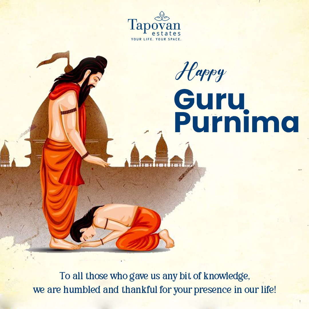 Tapovanestates's tweet photo. To all those who gave us any bit of knowledge, we are humbled and thankful for your presence in our life! Happy Guru Purnima.

#TapovanEstates #Tranquil #Apartments #2BHK #3BHK #FlatsForSale #RunningProject #NammaMysuru #Builders #RealEstate #Investment #bestinvestment https://t.co/ZaBdlvR0ly