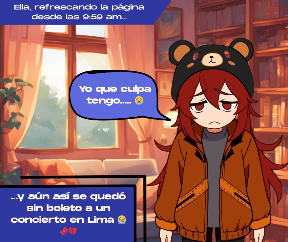 Dunkel_VT's tweet photo. Soñó con verlos, se ilusionó, recargó la tarjeta... Pero el destino dijo: no hay boleto para ti.... y la culpa la tengo yo, porque ya no hay en la zona que quería.  #dolorreal #sinboleto #VTuberEs https://t.co/QCdlqnF6Bs