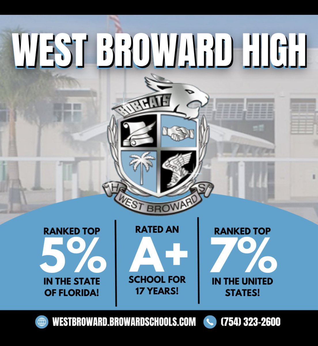 Mrs. Bristol (@wbprincipal) on Twitter photo Congrats to our students for their hard-work! Congrats to our staff for their commitment to educational excellence...West Broward is where we...Motivate, educate, and graduate the great to be greater!
<a href="/HowardHepburn/">Howard Hepburn</a> <a href="/BCPS_DeputySupt/">BCPS_DeputySupt</a>
<a href="/BCPSLeadership/">BCPS Leadership</a> Congrats to our students for their hard-work! Congrats to our staff for their commitment to educational excellence...West Broward is where we...Motivate, educate, and graduate the great to be greater!
<a href="/HowardHepburn/">Howard Hepburn</a> <a href="/BCPS_DeputySupt/">BCPS_DeputySupt</a>
<a href="/BCPSLeadership/">BCPS Leadership</a>