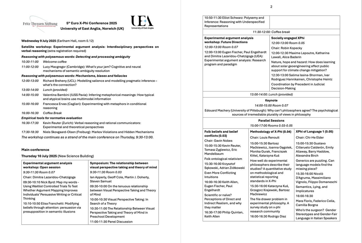 byrd_nick's tweet image. 🧵This week I&apos;m posting about presentations from two cool events:

The 1st Experimental Argument Analysis workshop: philevents.org/event/show/129…

The 5th European #ExperimentalPhilosophy Conference: philevents.org/event/show/129…

Follow along!

#cogSci #xPhi #Linguistics #Psychology #Logic
