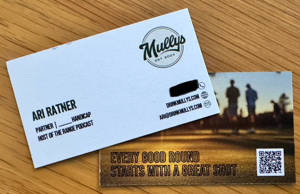ari_ratner's tweet image. Things are starting to feel real.
Production is just around the corner, and the brand we’ve been quietly building is about to tee off. ⛳️
We’re getting closer to launch every day. If you’re curious, check us out and sign up at drinkmullys.com.