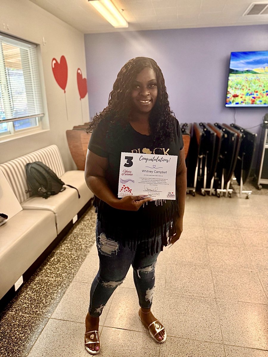 StJudesRanch's tweet image. Please join us in congratulating Whitney on 3 years! ❤️
Whitney has been at St. Jude’s Ranch for Children providing exceptional service for 3 years! We recently celebrated this amazing milestone.
Thank you for your dedication and commitment.
#CommunityofHope