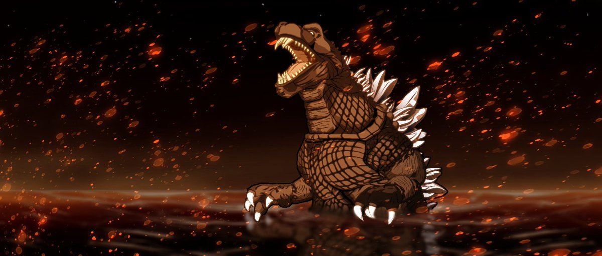 From a GMK enjoyer to another. 🐊🤝🐊
<a href="/Greengojira02/">Greengojira</a> commissioned this 2D-esque Goji, i actually tried the ArcSys method and i'm really happy with the result.
Gotta love GMK's theme stuck on my head on repeat every time i remember about it.