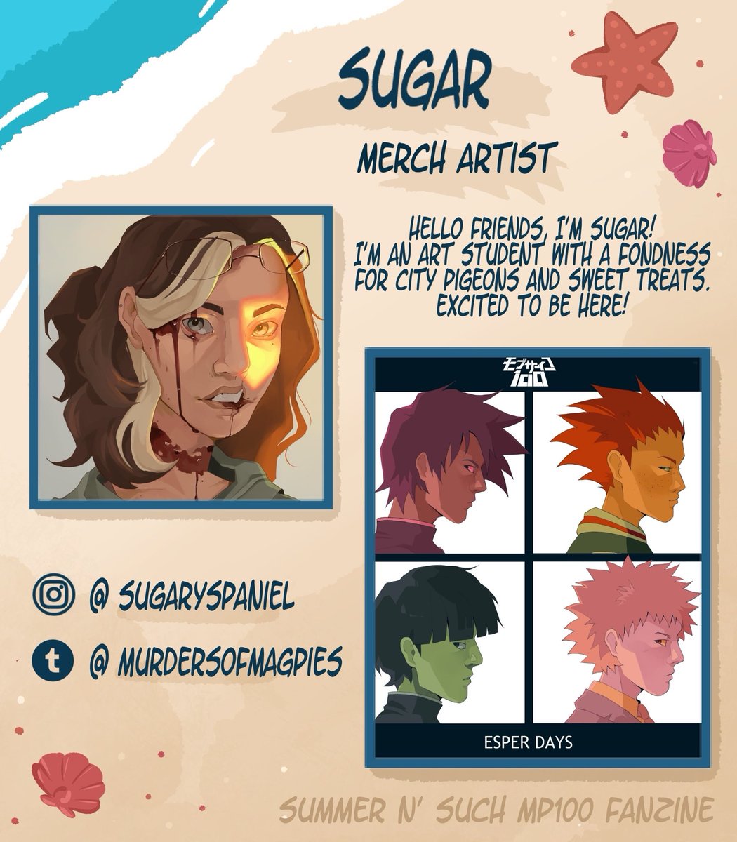 summersnsuch's tweet photo. MERCH PREVIEWS
Next up we have: @/sugaryspanel on insta with stickers!

“Hello friends, I’m Sugar! I’m an art student with a fondness for city pigeons and sweet treats. Excited to be here!”

Preorders are open! Link in bio ☀️

#mp100 #fanzine https://t.co/mtLI4T1e8t