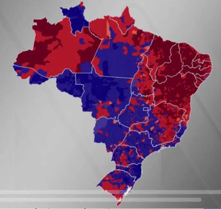 Politiquei_Br's tweet photo. ➡️ | Comparação entre mapa do analfabetismo e mapa das eleições volta a viralizar na internet e chama atenção para um fato curioso: onde há maior concentração de analfabetos, há maior percentual de votos para o PT! https://t.co/YUuxcS5O8q