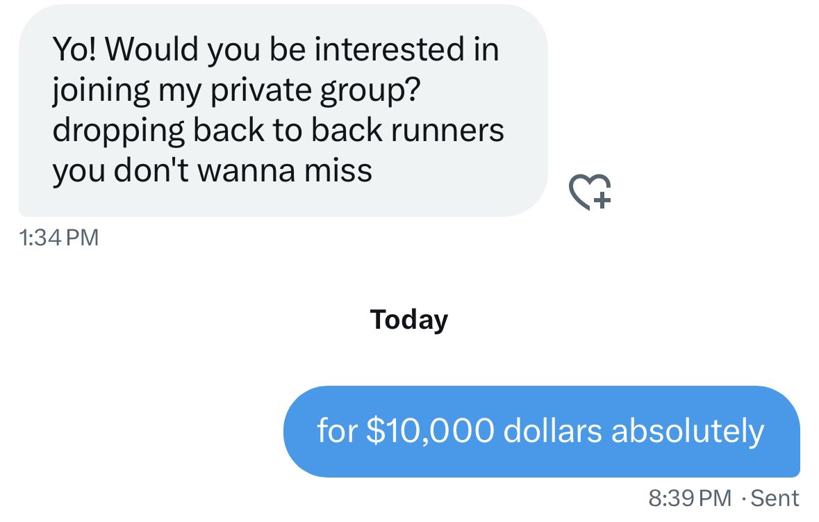 My new response