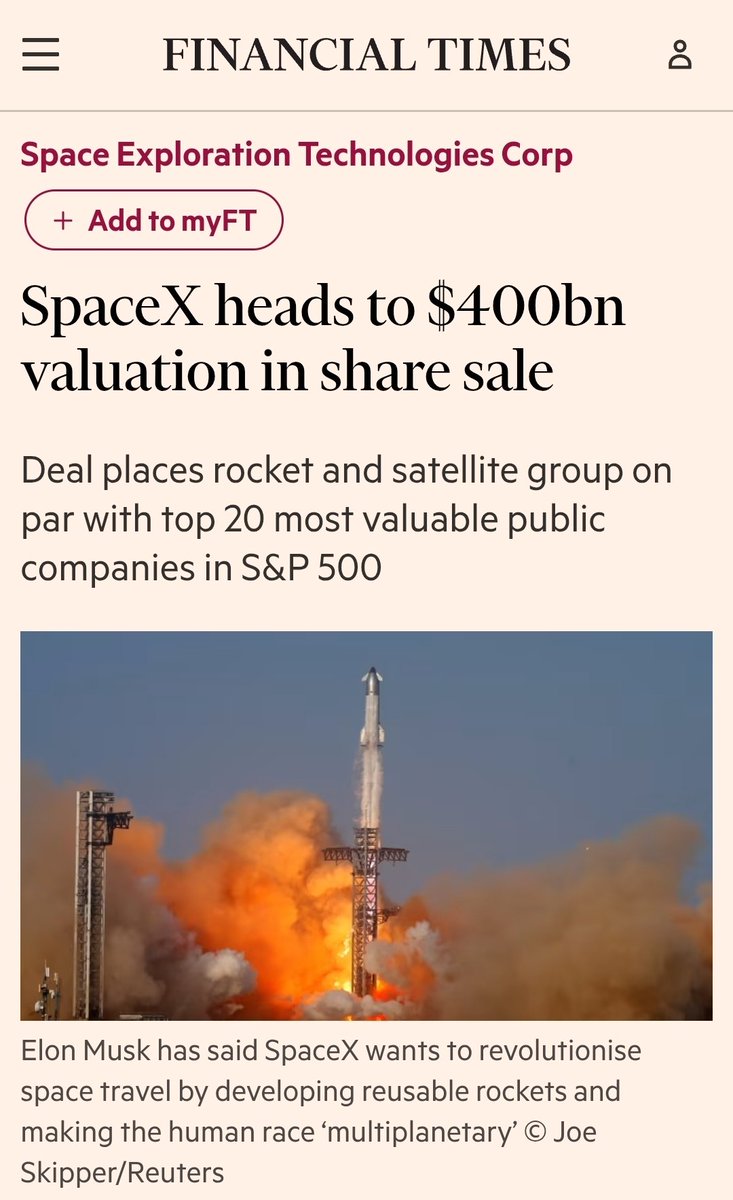 The public can’t buy into a $400B company shaping the future of space.

But they can help build something different: open source, transparent finances, open governance, and globally accessible. 

Onchain ➡️ Offworld