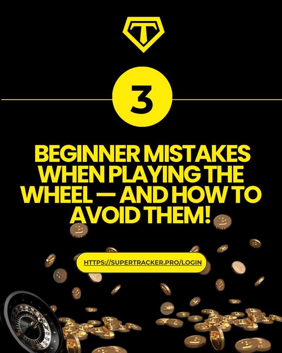 __supertracker's tweet image. 🎡 New to the wheel?
Avoid these 3 rookie mistakes:
1️⃣ All-in bets = big regret
2️⃣ Chasing losses = bigger losses
3️⃣ No strategy = no wins
🧠 Play smart. Win better.
#CasinoTips #WheelGame #BeginnerMistakes #Uvamayu