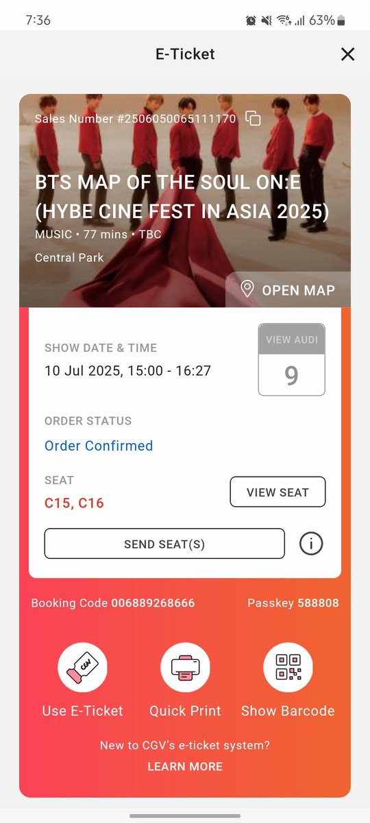 Shywklen's tweet photo. WTS BTS MOTS TODAY. 90K/2TIXS (nego boleh)

#bts #BTSARMY #cinema #HYBECINEFESTINASIA https://t.co/WiGbaN8fhZ