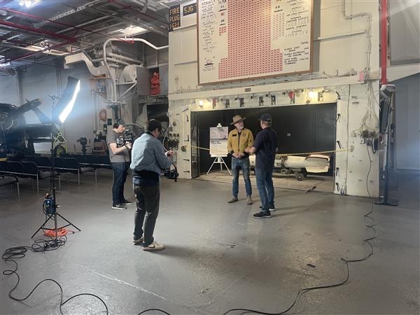 Big Reveal! A while back, the one and only Adam Savage came to visit us aboard the USS Hornet for a special tour of the ship! You can watch his experience live on his  YouTube page! Link Below!

youtu.be/AKvM8OYr-Yw?si…