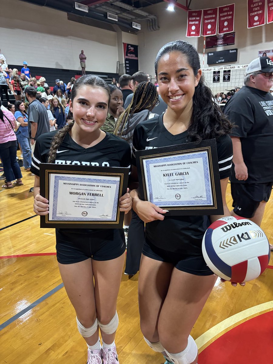 _duanecase's tweet image. Congratulations to Morgan and Kylee for representing HHS at the MAC All Star game.