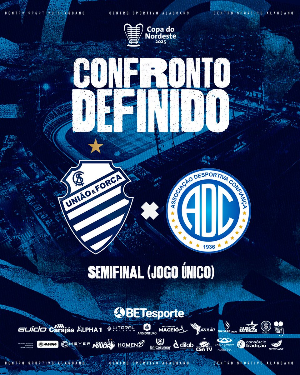 CSA fez 2 a 1 no Ferroviário, então teremos um jogo de Série C que vale vaga na final da Copa do Nordeste: 

CSA x Confiança