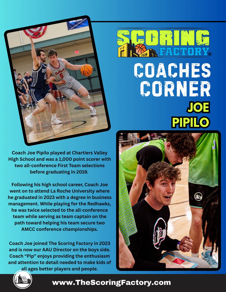 As our elite players head out for their last live session of the summer, we wanted to highlight our boys AAU director, Coach @joe_pipilo25! Joe manages our boys AAU program and coaches our 17U team. Show some love for Coach Pip! #comegetsome!