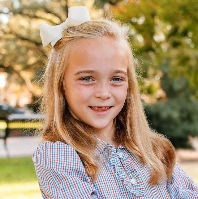 Virginia Wynne Naylor was only 8 years old when she went to Camp Mystic. Her family got the news today that their angel’s body has been found.

My heart breaks looking into her sweet eyes in this photo.