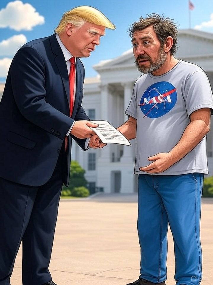 The Breakthrough (@x_2the_y) on Twitter photo <a href="/SawyerMerritt/">Sawyer Merritt</a> Trump: “Hey, what’s the homeless guy doing over there ?”
Them: “uhh nothing sir, not even sure if he is verbal”
Trump: “we have our new head of nasa” <a href="/SawyerMerritt/">Sawyer Merritt</a> Trump: “Hey, what’s the homeless guy doing over there ?”
Them: “uhh nothing sir, not even sure if he is verbal”
Trump: “we have our new head of nasa”