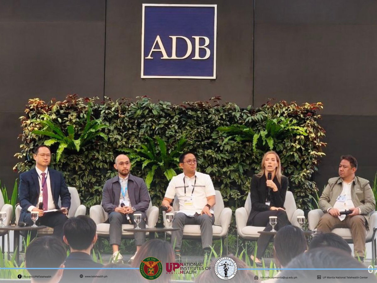 upmtelehealth's tweet photo. ๐ธ LOOK: NTHC at the ADB side event on โConnected Health Systems for Better Health Outcomesโ
๐ July 7 | ADB Headquarters, Manila
Health & digital leaders tackled the urgent need for interoperability and integration in digital health systems across Asia.
#NTHC #UPMSILab https://t.co/P5kCDWhxUe