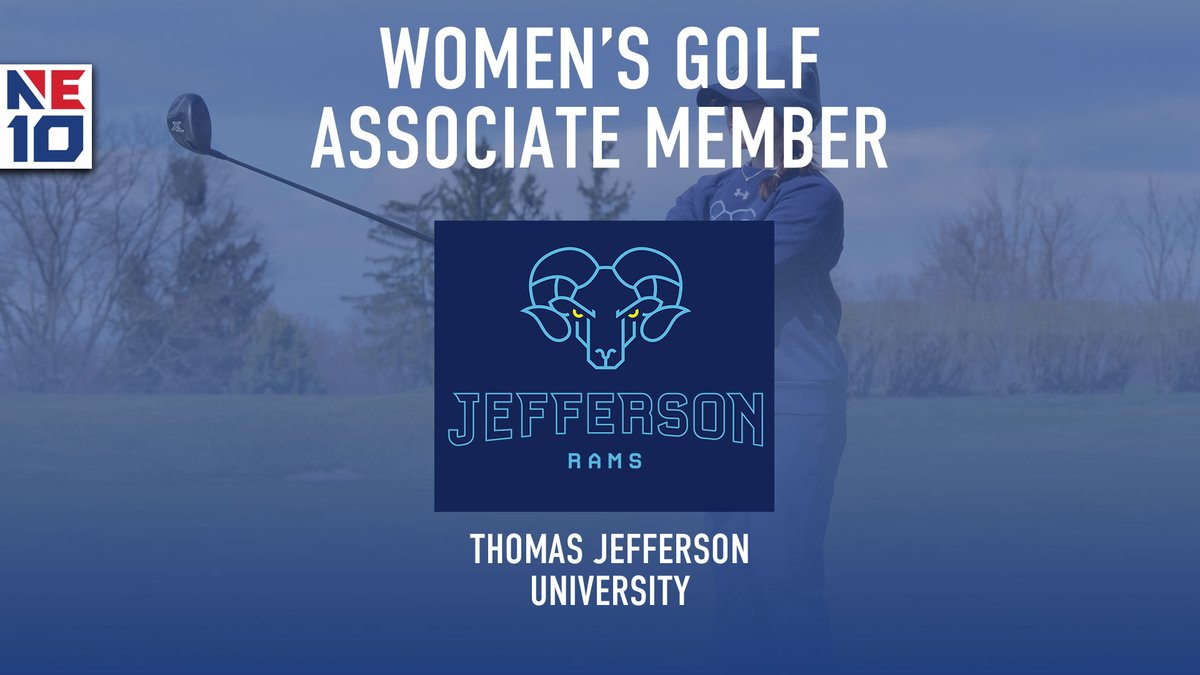 The NE10 (@thenortheast10) on Twitter photo πππππππ ππ πππ ππππ β³οΈ
We are proud to announce the addition of <a href="/JeffersonRams/">Jefferson Rams π</a> as an associate member in the sport of women's golf beginning in 2025-26!
π: tinyurl.com/25f6askp
#NE10EMBRACE | #NCAAD2 | #D2WGolf πππππππ ππ πππ ππππ β³οΈ
We are proud to announce the addition of <a href="/JeffersonRams/">Jefferson Rams π</a> as an associate member in the sport of women's golf beginning in 2025-26!
π: tinyurl.com/25f6askp
#NE10EMBRACE | #NCAAD2 | #D2WGolf