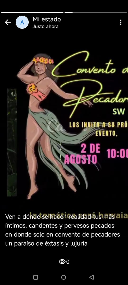 ClubEl_Convento's tweet photo. (*Convento de pecadores*) les hace una cordial invitación para el día 2 de agosto asistan xq aquí en el convento es donde pueden dar rienda suelta a sus más bajos instintos https://t.co/xVSQ6x9xzs