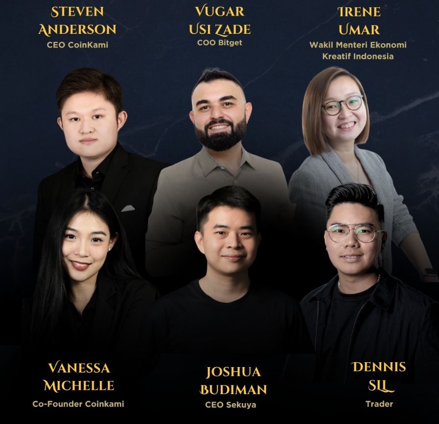 Vugar Usi Zade (@usithetalk) on Twitter photo ✈️ Headed to Jakarta for Web3 Meet Up: Crypto Beyond Trading 🇮🇩
Unlocking Indonesia’s creative & economic potential with <a href="/andersonnsteven/">andersonnsteven.hl</a>, <a href="/CoinKami/">CoinKami</a> & <a href="/bitgetglobal/">Bitget</a> 🔓💡 Honored to be joined by <a href="/UmarIrene/">Irene Umar</a>, Vice Minister of Creative Economy 🙏 Excited for a powerful convo on ✈️ Headed to Jakarta for Web3 Meet Up: Crypto Beyond Trading 🇮🇩
Unlocking Indonesia’s creative & economic potential with <a href="/andersonnsteven/">andersonnsteven.hl</a>, <a href="/CoinKami/">CoinKami</a> & <a href="/bitgetglobal/">Bitget</a> 🔓💡 Honored to be joined by <a href="/UmarIrene/">Irene Umar</a>, Vice Minister of Creative Economy 🙏 Excited for a powerful convo on