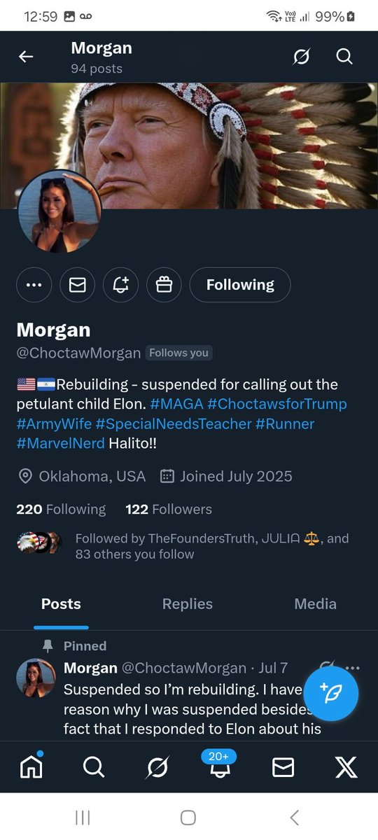 Can we help <a href="/ChoctawMorgan/">Morgan</a> rebuild and find some of her old friends please follow, repost 💪🫶🤙👊💥💯🇺🇸