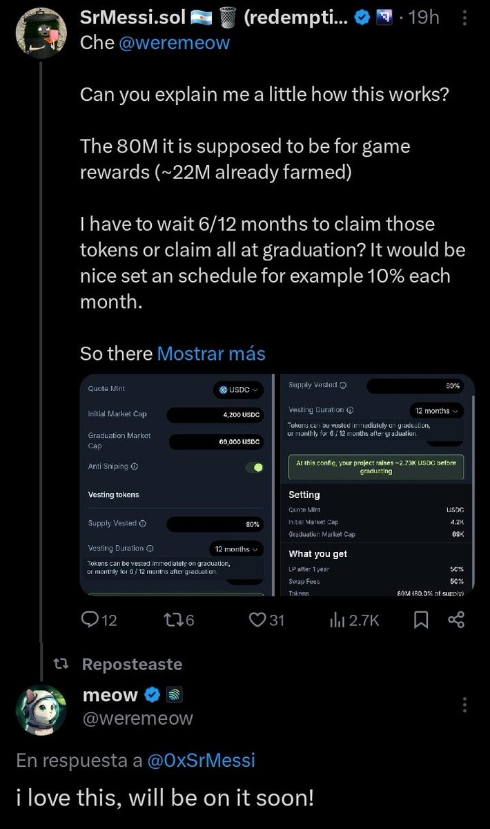 SrMessi 🇦🇷 (@0xsrmessi) on Twitter photo Gn to everyone 👨💻😴🇦🇷👽
Notis on <a href="/0xCryptoUFOS/">CryptoUFOs</a>
Lasts calls...the fun normally happens on weekends
I'm still testing... could take a little more time Gn to everyone 👨💻😴🇦🇷👽
Notis on <a href="/0xCryptoUFOS/">CryptoUFOs</a>
Lasts calls...the fun normally happens on weekends
I'm still testing... could take a little more time