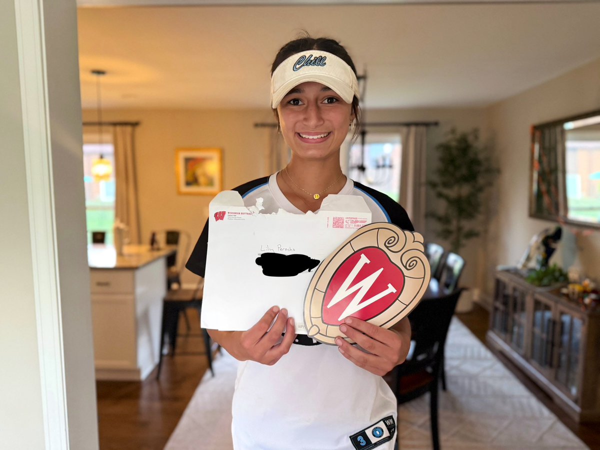 Lily Perocho 2028 (@lilyperocho2028) on Twitter photo Thank you <a href="/BadgerSoftball/">Wisconsin Softball</a> for the mail! I look forward to being back at Wisconsin for another camp and also learning more about what Wisconsin has to offer me academically! <a href="/BadgerHealy/">BadgerCoachHealy</a> <a href="/dzym6/">Danielle Zymkowitz</a> #OnWisconsin #GoBadgers ♥️🦡 Thank you <a href="/BadgerSoftball/">Wisconsin Softball</a> for the mail! I look forward to being back at Wisconsin for another camp and also learning more about what Wisconsin has to offer me academically! <a href="/BadgerHealy/">BadgerCoachHealy</a> <a href="/dzym6/">Danielle Zymkowitz</a> #OnWisconsin #GoBadgers ♥️🦡