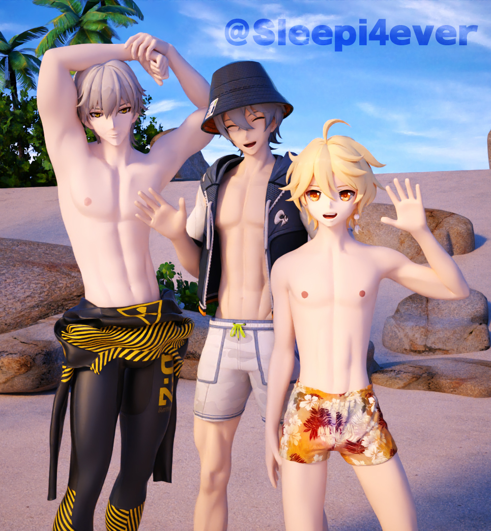 Choose their Adventure~
Who should they meet at the beach?