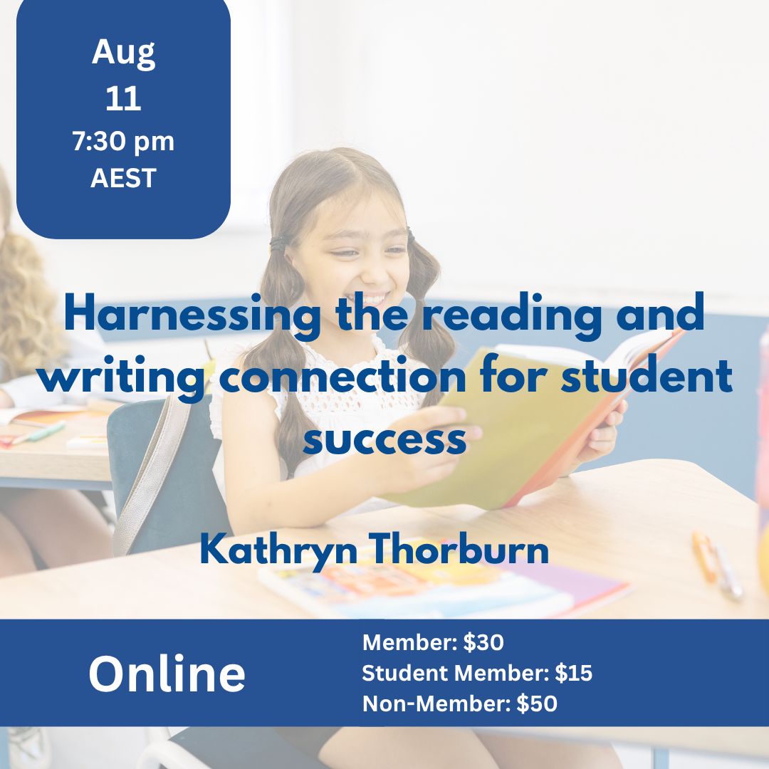 The research is clear — reading and writing go hand in hand. But how do we bring this into practice in real classrooms and intervention settings?

Join Kathryn Thorburn for a practical and research-informed webinar.

🔗 Register now: ldaustralia.org/events/