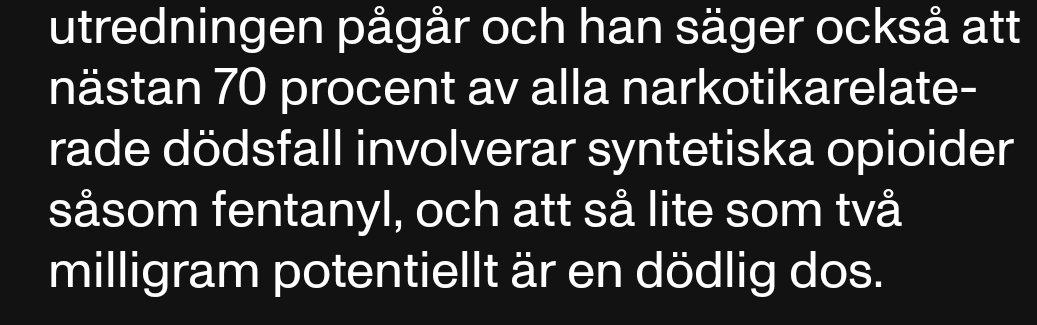 När förbudet dödar fler än drogen i sig. Så jävla dumt.