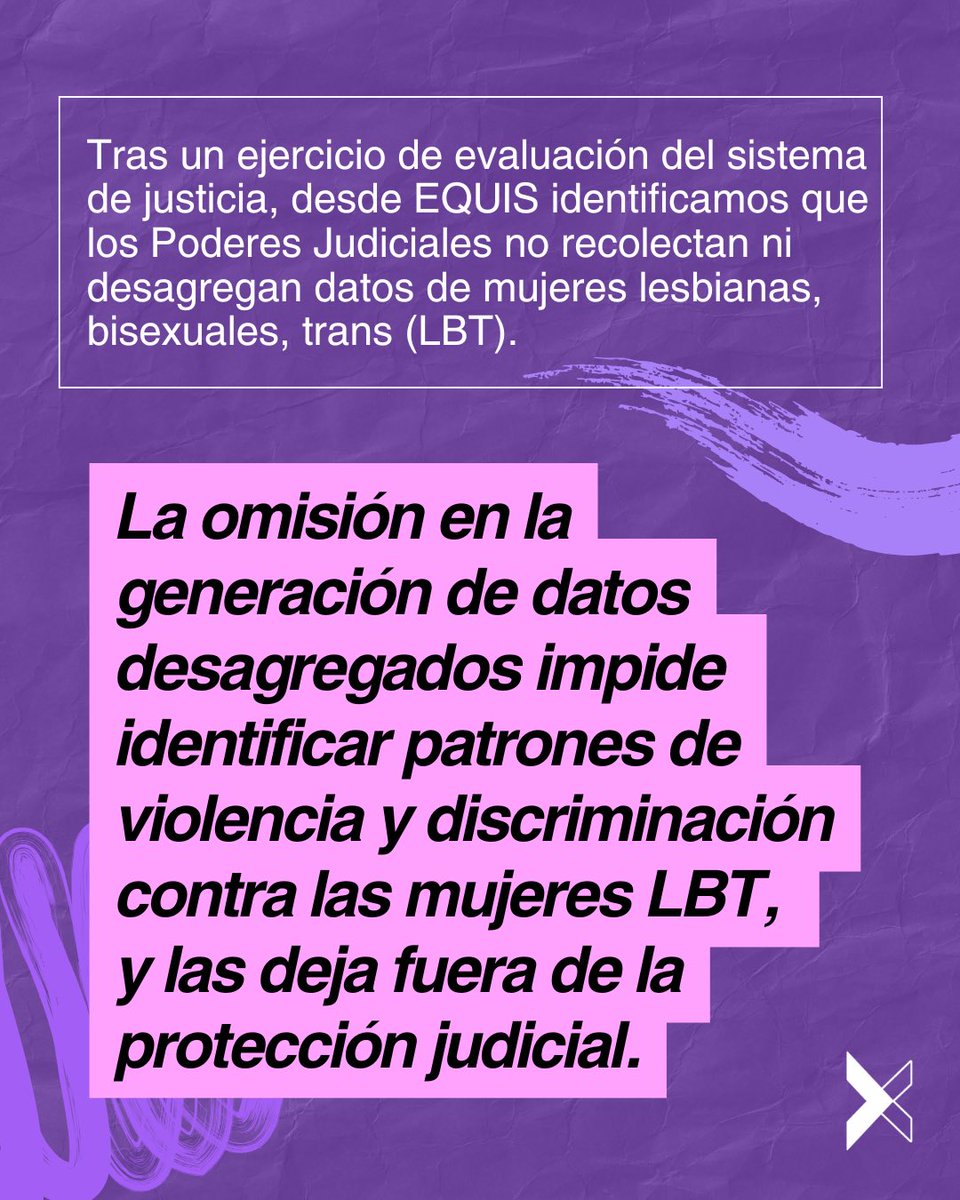 EquisJusticia's tweet image. Desde #EQUIS celebramos que el Comité #CEDAW retomó algunas de nuestras propuestas en sus observaciones a 🇲🇽, entre ellas la de generar datos sobre mujeres #LBT en el sistema judicial. Llamamos al Estado mexicano a aceptar y cumplir con las recomendaciones.
Conoce nuestro…
