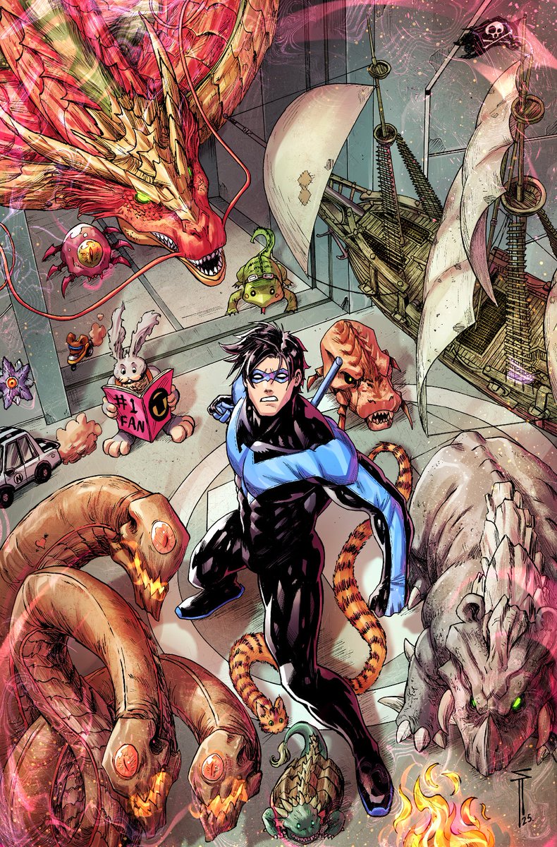 SergAcuna's tweet image. The comps of my variant cover for #Nightwing #128 are here! Yay!!!!! 

#dccomics