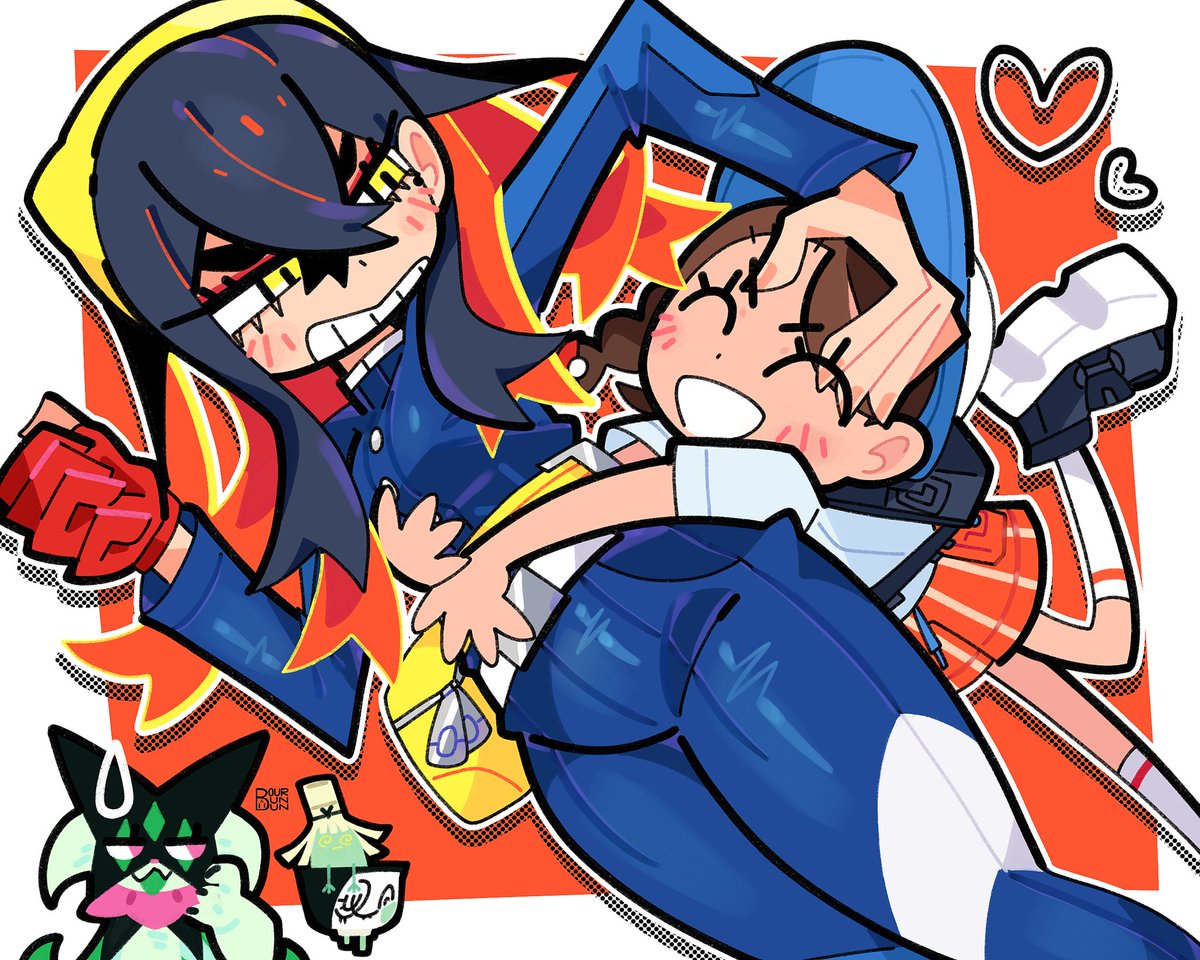 Bourbunbun's tweet image. Bday gift for a friend of mine, Carmine (and Juliana too) 🧡