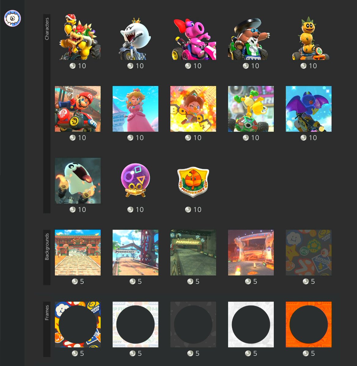 IconsNSO's tweet image. A new wave of Mario Kart World #NintendoSwitchOnline icons is now available! #NintendoSwitch #NintendoSwitch2