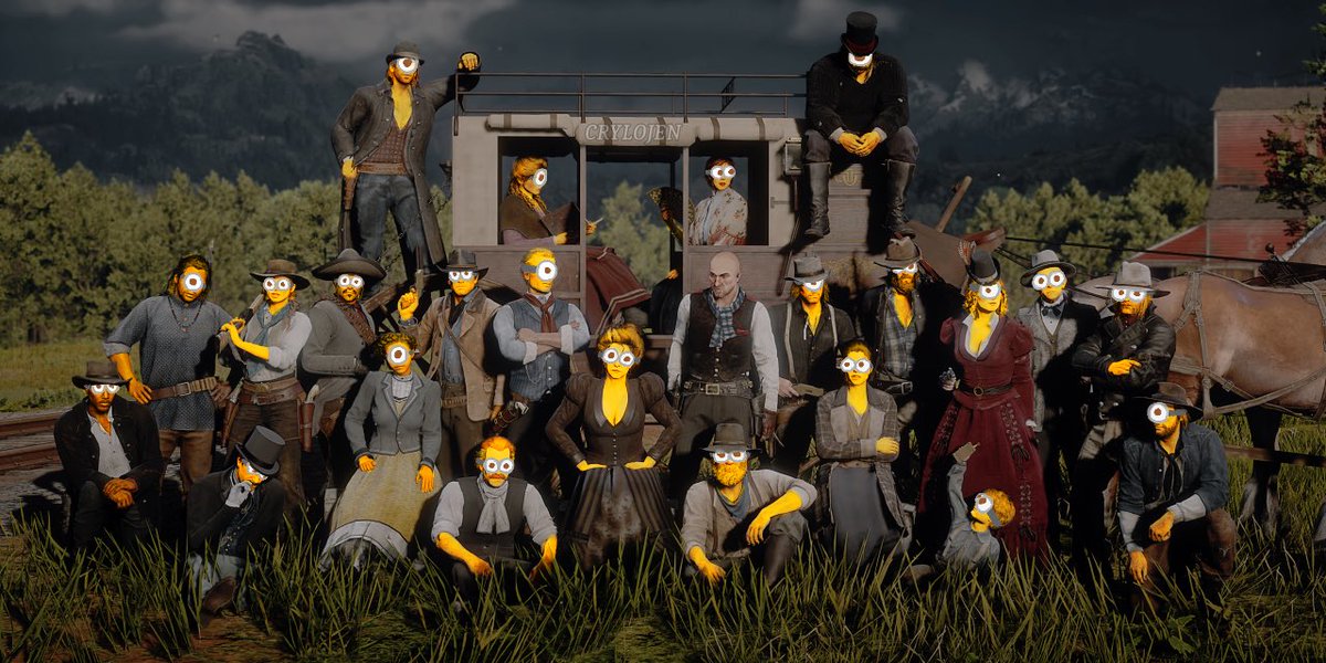 IwopCor's tweet photo. Gru and the minions https://t.co/FqrUzdZaQq