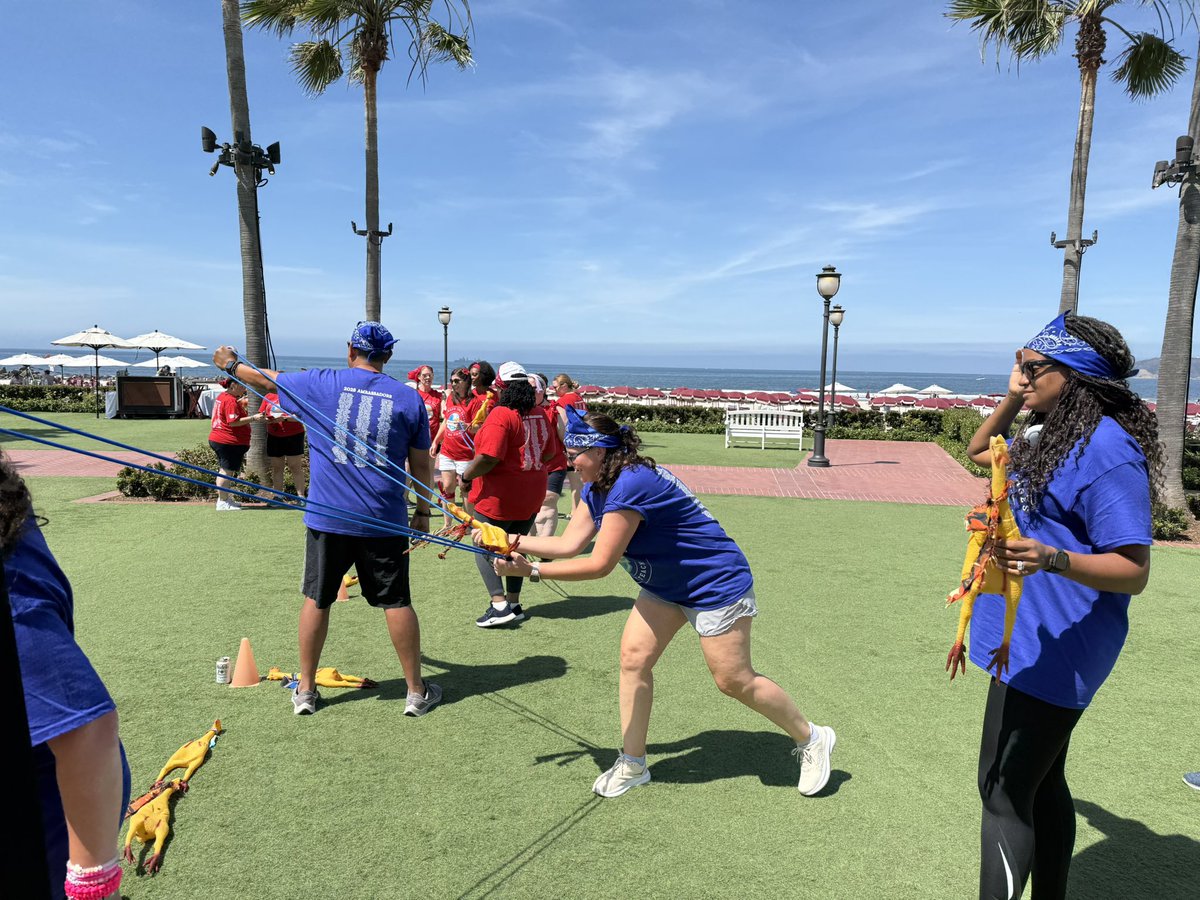 tberry_teaches's tweet image. Today at the #impactretreat we did team Olympics. Our team- 8 Educators, a Burger and a Guy. We didn’t win,but had fun.