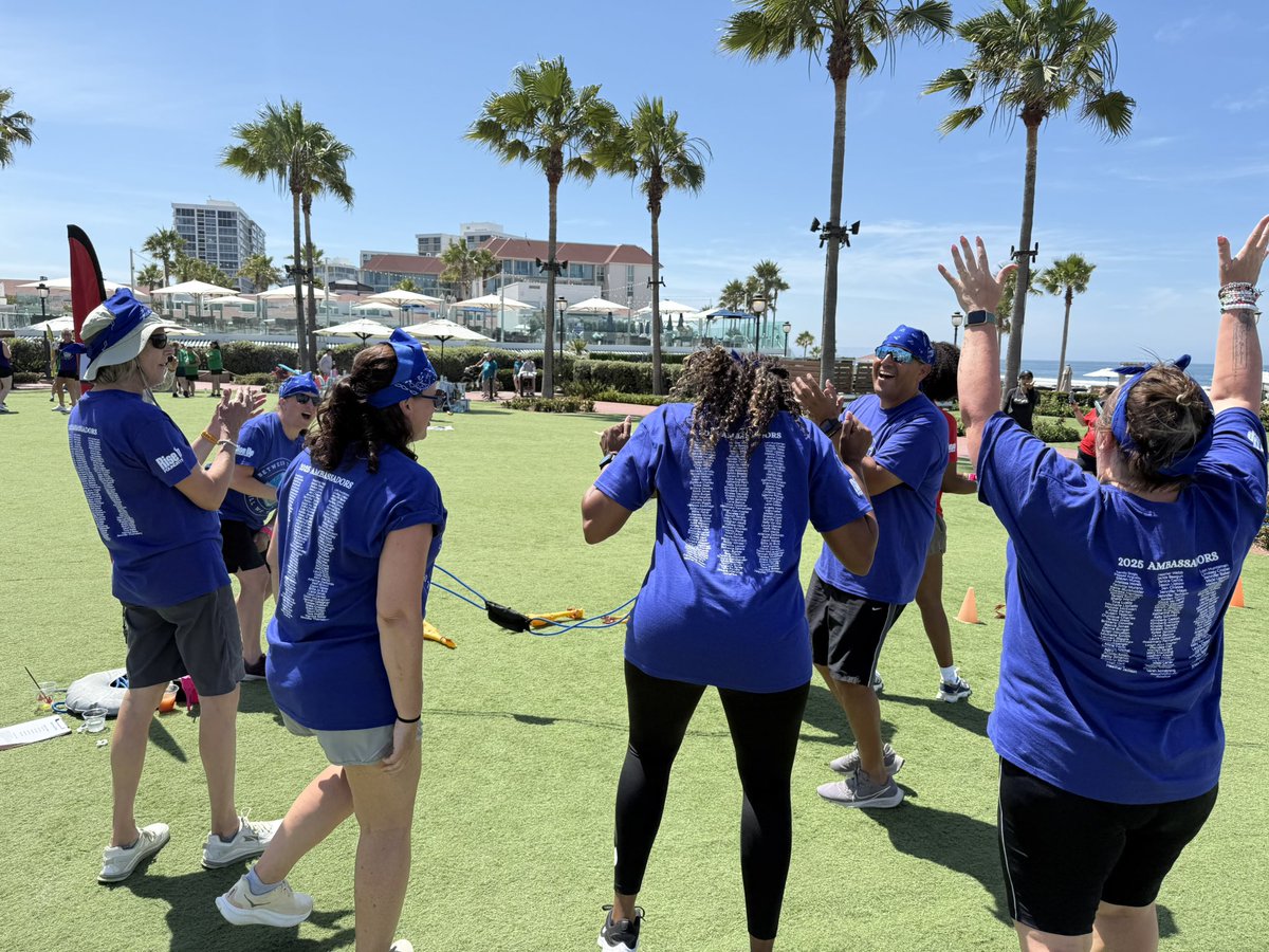 tberry_teaches's tweet image. Today at the #impactretreat we did team Olympics. Our team- 8 Educators, a Burger and a Guy. We didn’t win,but had fun.
