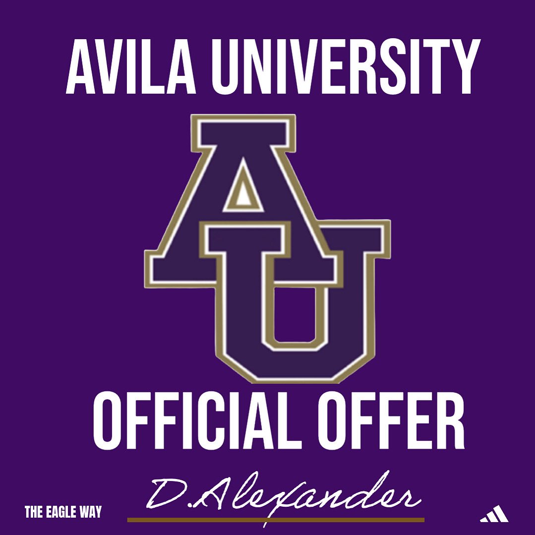 Blessed to receive my first offer from Avila university <a href="/TheCoachCoty/">D.Coty</a> <a href="/SinqueTurner/">Coach Turner</a> <a href="/CoachDiamondMU/">coach JD</a> #wgm