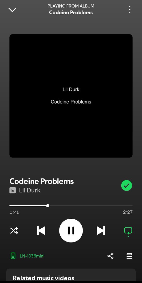 🚨NEW SURPRISE DROP FROM LIL DURK 

💿 CODEINE PROBLEMS 

        #FREETHEVOICE