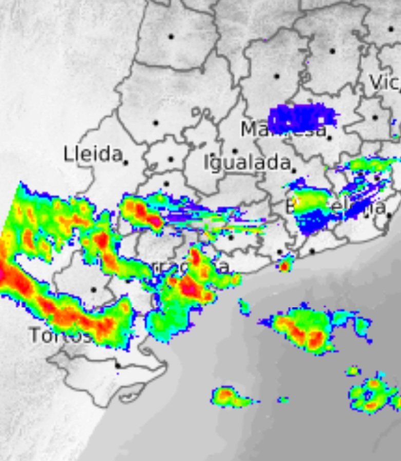 emergenciescat's tweet photo. Avís de temps violent @meteocat

Durant les properes 2 hores es pot produir pedra, ratxes de vent fortes i esclafits a les comarques de la Terra Alta, Baix Ebre i Montsià

MOLTA PRUDÈNCIA ⚠️ https://t.co/JIGbl204hI