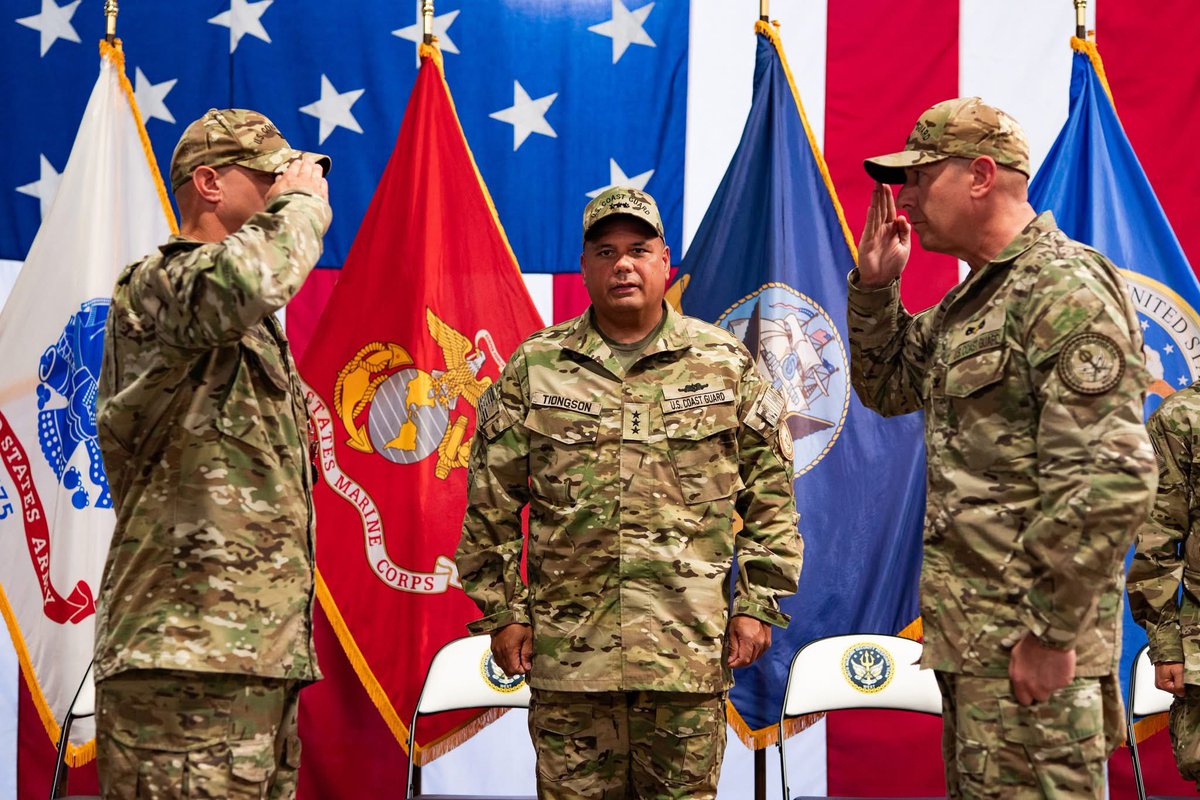 USCGPACAREA's tweet image. Today, we celebrated the change of command at MSRT West as Capt. James J. Camp takes over from Capt. Robert J. Berry. Under Berry&apos;s leadership, MSRT West achieved major milestones in global deployments, border security, and public safety. Excited for Camp to continue our mission!