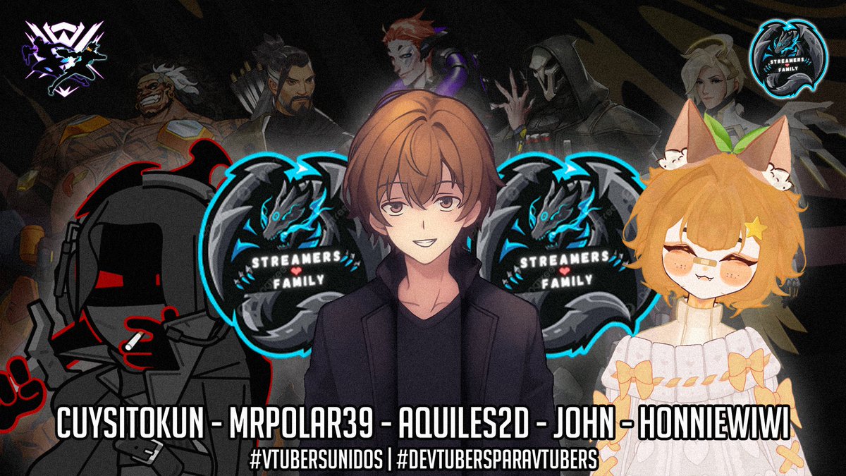 Vtuberwatch2025's tweet photo. ¡Motivados a ganar! Presentamos el team de @Aqu1les2D [Streaming Family]

ROSTER PRINCIPAL:
Cuysitokun
Mrpolar39
JohnAstaroth
@Aqu1les2D
@CanelitaVT_ 

Suplentes: @Sandecevt
¡Les deseamos mucha suerte en su trayecto a la #vtuberwatch!  #VtubersUnidos | #DeVtubersParaVtubers https://t.co/TJ2ENjt9Ci