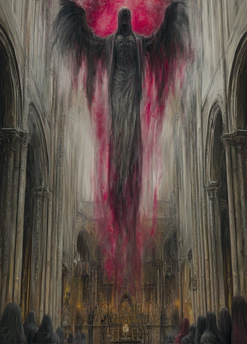 AltVibeX's tweet photo. 🚨An angel that brings no salvation.
The Cathedral of the Fallen Revelation is now on @objktcom — where the sacred collides with shadow.
For those who find beauty in darkness.
#DigitalDisintegration #NFTCollectors #DarkSurrealism #Objkt #Tezos
🔗https://t.co/l1Sxs8ZIM1 https://t.co/meDGjZaZsN