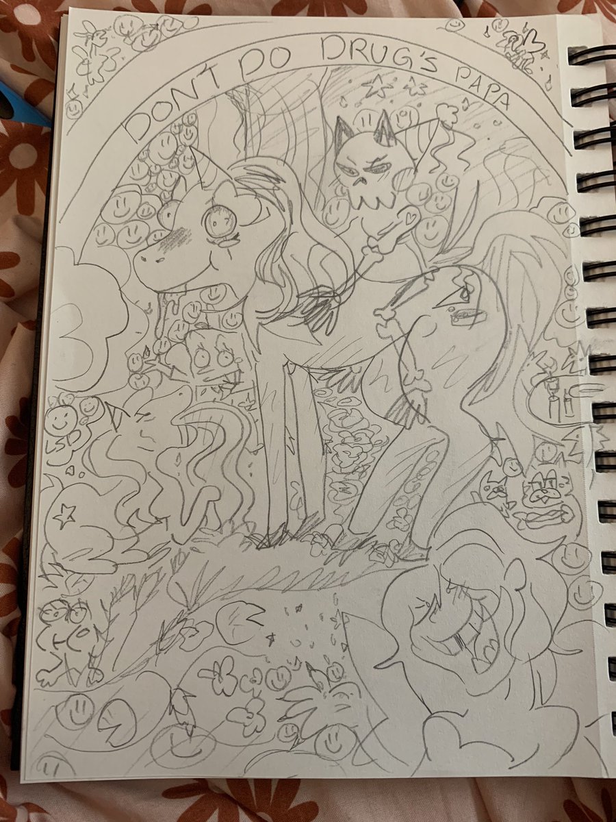 kabloozaz's tweet photo. art #art i like #drawing s uhh don’t ding do drug… bad *gulps* #garf https://t.co/RtrMxAEwLX