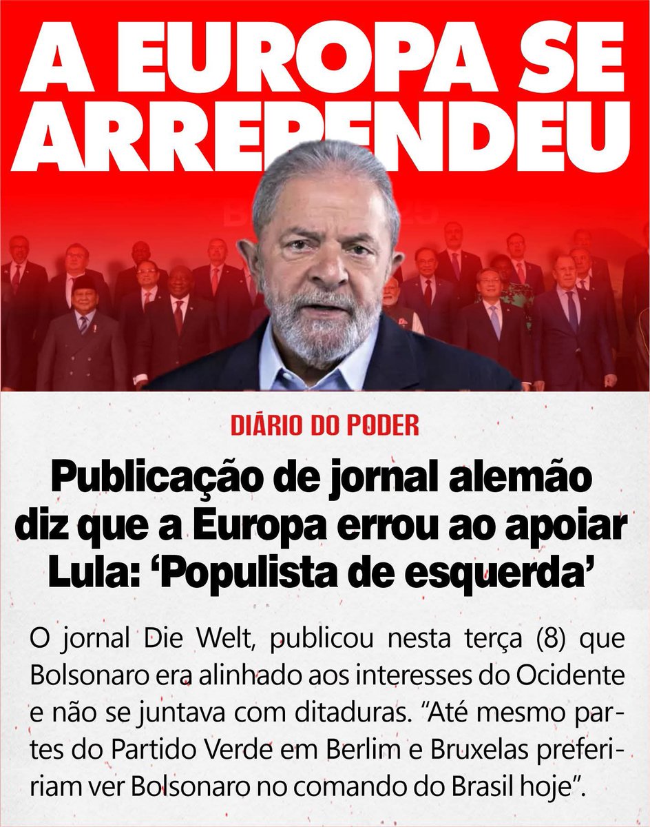 CULPA DO LULA 
CHEGA DE DITADURA
TARIFA DO LULA
TAXA DO LULA
  
Comente abaixo com este post 

CULPA DO LULA 
CHEGA DE DITADURA
TARIFA DO LULA
TAXA DO LULA