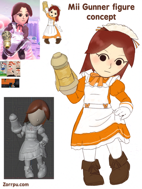 zorrpu's tweet image. #Mii #Miifighter #Miiファイター